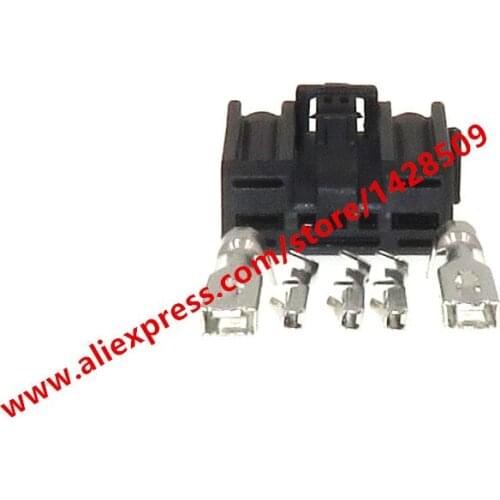 5 Stes 5 Pin Ventilated Seat Motor Plug Automotive Wiring Harness Connector With Terminals 1379217-1