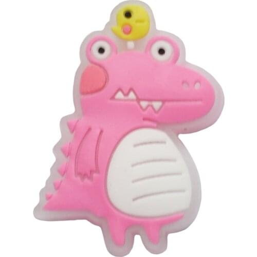 10 pcs Colorful Night Light Pink/Blue/Yellow/Green Crocodile With Chick Above Summer Beach Sandal Noctilucent Accessories