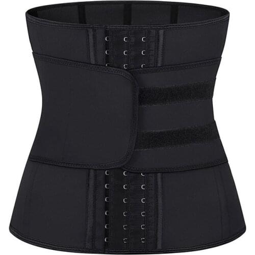 2021 Elastic Sticker Belt 100% Latex Waist Trainer Sports Cincher Steel Boned Hooks and Eyes Unerbust Corset Body Shapewear