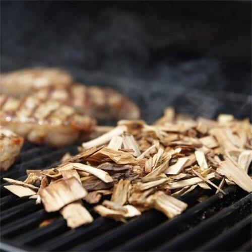 250g Smoker Wood Chips BBQ Smoking Chunk 100% Natural Extra Fine Hickory Wood Smoker Sawdust Shavings BBQ Accessories Grill Meat