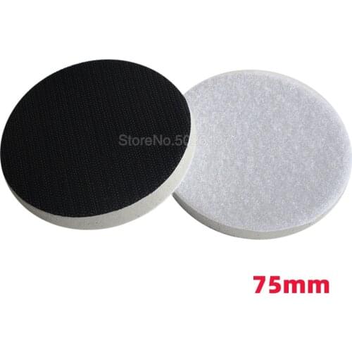 3 Inch 75MM Sponge Interface Pad Buffering For Sander Backing Polishing Grinding Power Tool Accessories Hook And Loop High