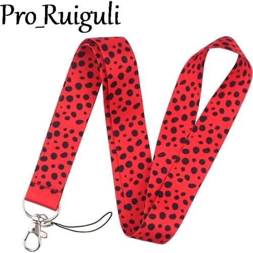 30pcs Football bee chicken and cattle insect Terylene Phone Strap Women And Men Mobile Phone Key Neck Lanyard For Students