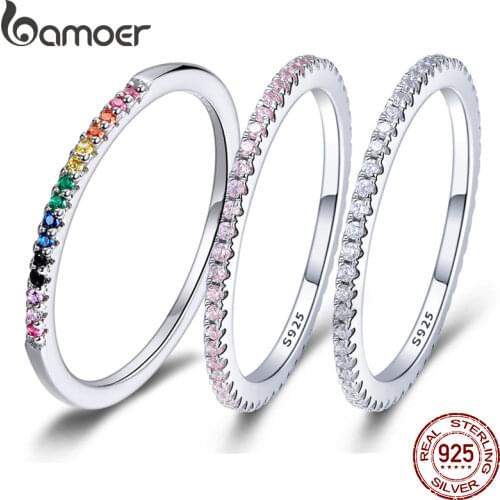 Bamoer Rings With Diamonds
