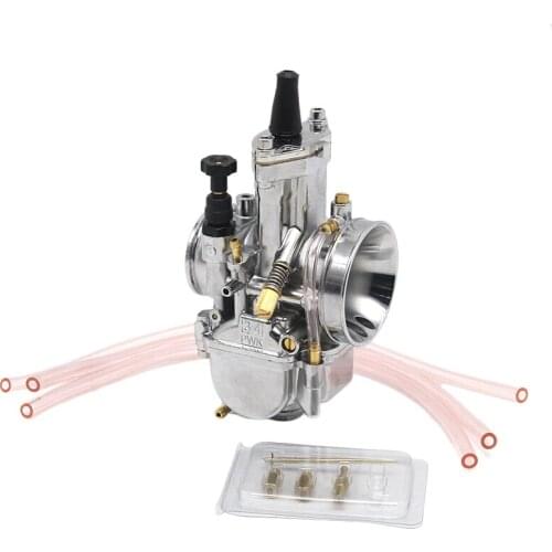 Free shipping Silver 28mm 30mm 32mm 34mm Motorcycle Accessories Carburetor Brand New PWK KOSO Carburetor With Power Jet