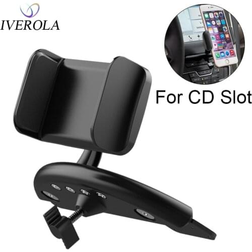 CD Slot Car Phone Holder Gravity Car Mount Holder For Phone In Car For iPhone Samsung Xiaomi Mobile Cell Phone Car Stand