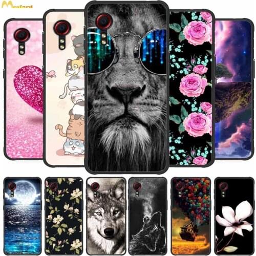For Samsung Xcover 5 Case Peacock Silicone Soft Phone Cover For Samsung Galaxy Xcover 5 Cases Xcover5 5.3" 2021 Funda Black TPU
