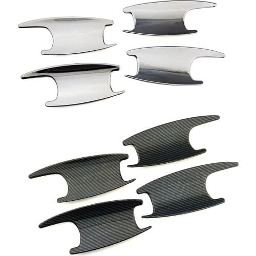 Carbon Fiber Door Handle Exterior Bowl Cover Trim for Mercedes Benz Class C Class W205 C200 C180 E Clase W213 E200 E300 GLC X253