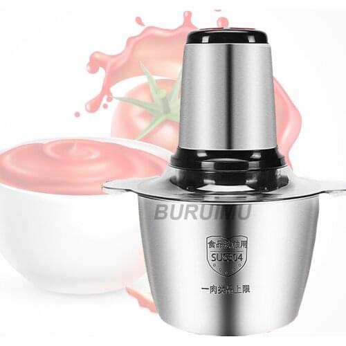 Stainless Steel Electric Automatic Meat Grinder Household Mincer Food Chopper