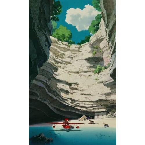Howls Moving Castle Studio Ghibli Anime Art Film Print Silk Poster Home Wall Decor 24x36inch