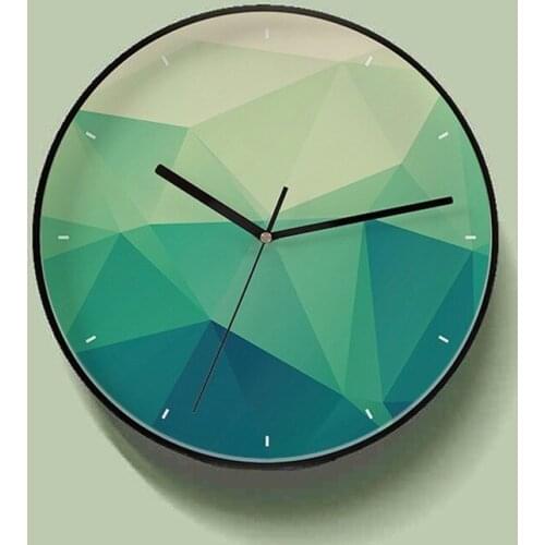 Nordic Creative Wall Clock Simple Digital Metal Silent Living Room Modern Quartz Wall Clock Reloj De Pared Home Decor DL60WC