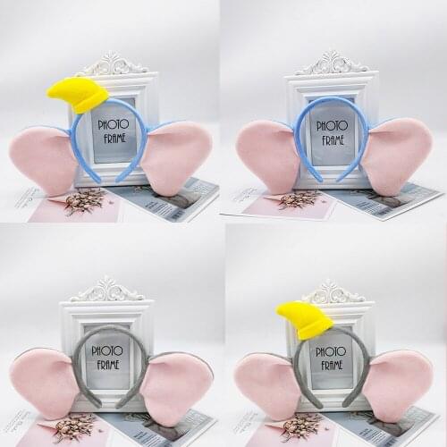 Elephant ear headbands, Dumbo, hair bands, hair clips, face wash womens hair bundles, Korean hair bands Christmas presents Neko