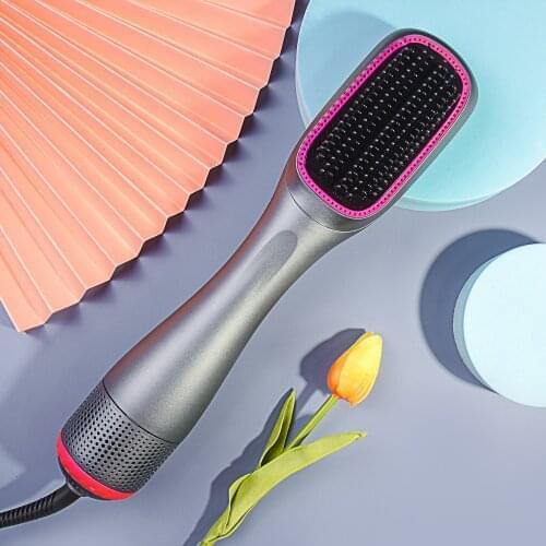 Professional Hair Straightener One Step Hot Air Brush Electric Hairbush for Women Heating Hair Styling Tools Straightening Comb