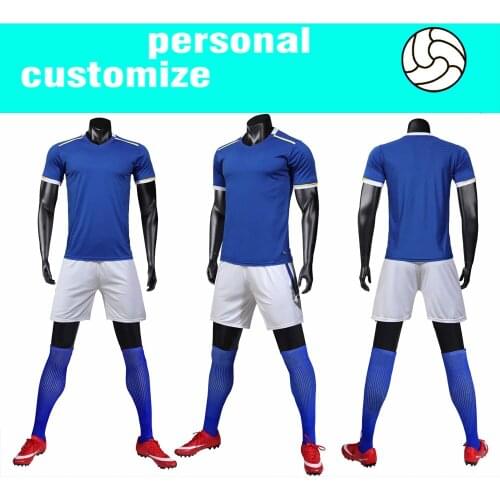 High quality FIGUREDCLOTH Customized Amateur football Jersey Personalize Football Team kit DIY Football Training Suit Soccer