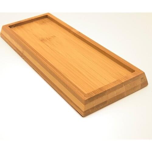 Sharpening Stone Bamboo Sharpener Non Slip Base Rectangle Whetstone Holder Home Restaurant Kitchen Fixed