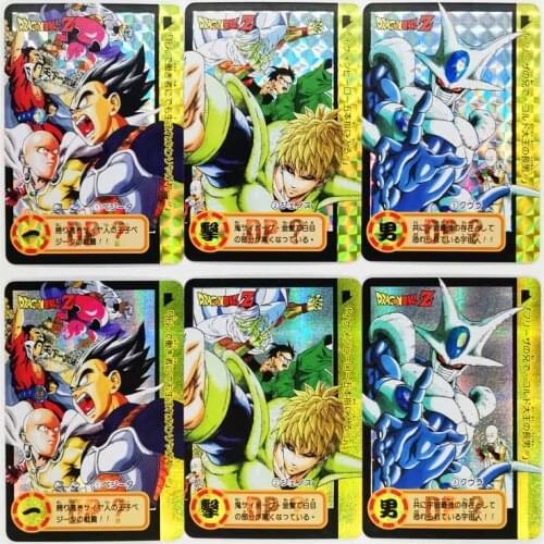 3pcs/set Dragon Ball Z GT ONE PUNCH MAN Toys Hobbies Hobby Collectibles Game Collection Anime Cards