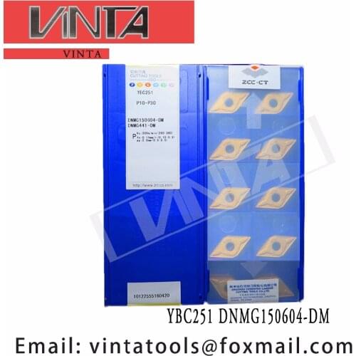 Free shipping high quality 10pcs/lots YBC252 YBC152 YBM251 YBC251 DNMG150604-DM cnc carbide turning inserts