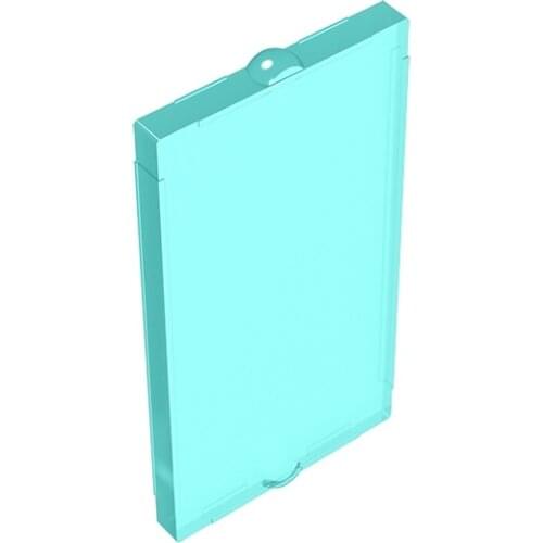 BuildMOC Compatible Assembles Particles 60602 Glass for Window 1 x 2 x 3 Flat Building Blocks Parts