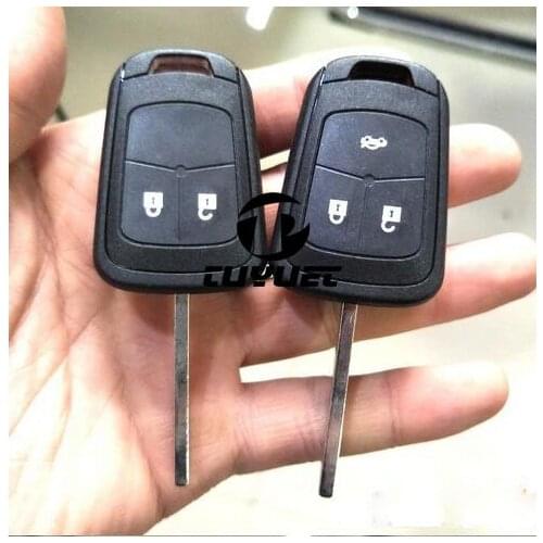 Remote Key Shell 2 3 Buttons For Chevrolet Aveo Replacement Car Key Blanks Case with sticker