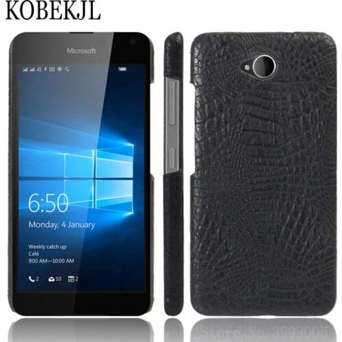 For Microsoft Lumia 650 Case Nokia Lumia 650 Case Hard PU Leather Back Cover Phone Case For Nokia Lumia 650 N650 RM-1152 RM-1154