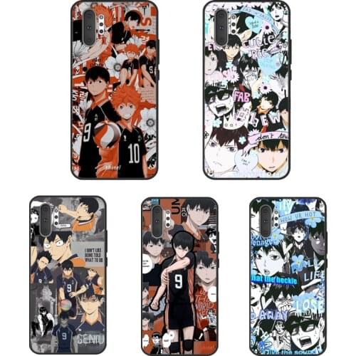Kageyama Tobio Collage Haikyuu Phone Case For Samsung Galaxy S10 S9 S8 S20 FE S21 Ultra Note 20 Note9 Note 10 Plus Cover