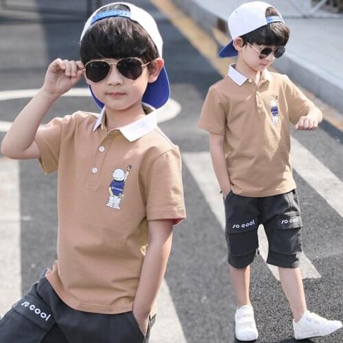 Children Clothing Summer Kids Boy Short Sleeve T-Shirt Shorts Sets Sports Suit Boys Clothes Set Teen Boys Outfits 4 6 8 12 Years