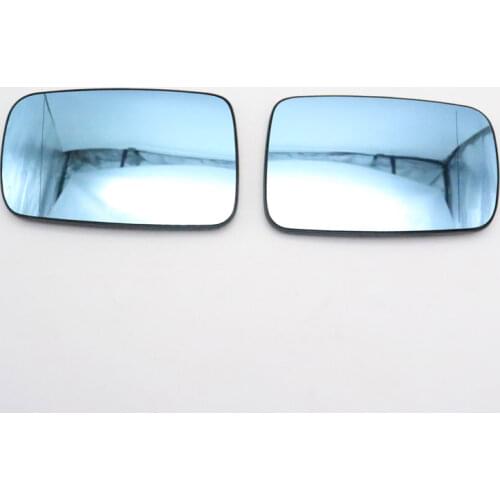 For BMW 7-Series E65 E66 E67 2001 2002 2003 2004 2005 - 2008 Car Rearview Wing Side Door Mirror Blue Glass Lens with Heated