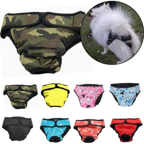 Dog Physiological Pants XS-XXL Diaper Sanitary Washable Female Dog Shorts Panties Menstruation Underwear Briefs Jumpsuit For Dog