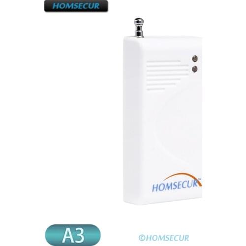HOMSECUR A3 New 433MHz Wireless Vibration Break Breakage Glass Sensor For Our Alarm System(1Pcs/2Pcs/3Pcs/4Pcs optional)
