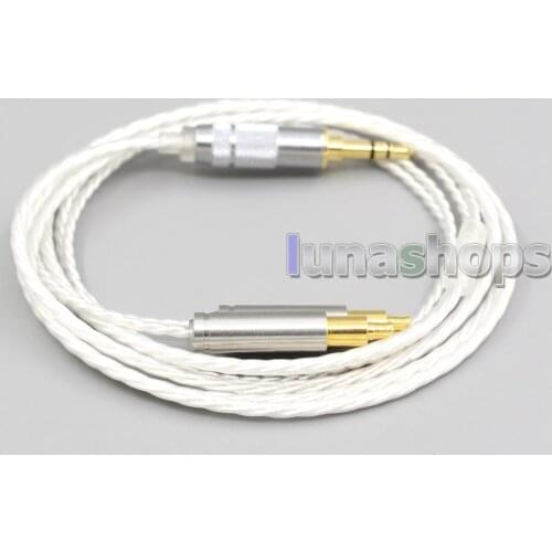 LN006644 Hi-Res Silver Plated 7N OCC Earphone Cable For Audio Technica ATH-ADX5000 MSR7b 770H 990H ESW950 SR9 ES750 ESW990