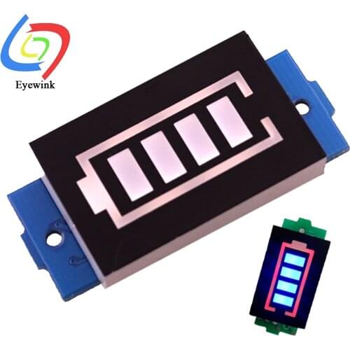 18650 Li-po Li-ion Lithium Battery Packs Battery Capacity Indicator Meter Power Level Tester Module Display Board Panel