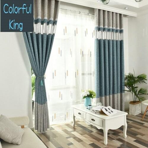COLORFUL KING Floral Modern and Simple Cutout Blackout Curtains Drapes Curtains For Living Room Kitchen Bedroom