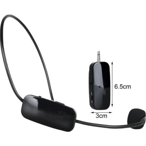 Mini Portable Headset 2.4G Earphone Bluetooth Wireless Microphone Power Amplifier For Tourist Guide Meeting Teaching