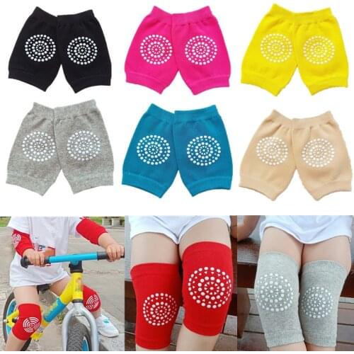 Kids Girl Boy Crawling Elbow Toddlers Baby Knee Pads Protector Safety Cotton Kneepad Leg Warmer Children Cushion Legging Infants