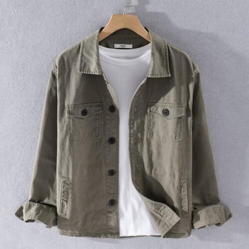 2020 New style brand jacket men casual retro jackets for men fashion loose comfortable jacket mens handsome jackets male Jaqueta