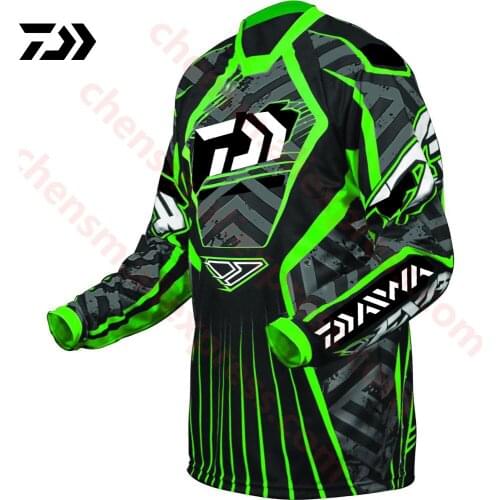 2022 New DAIWA Quick Drying Fishing Clothing Long Sleeve Sunscreen Anti-uv Breathable Summer Fishing Shirt Autumn Fishing Jersey
