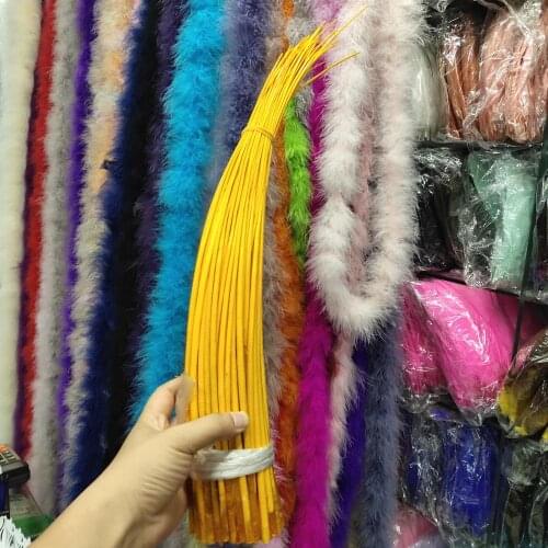 Wholesale Beautiful Gorgeous 10 pcs Golden Yellow Ostrich feathers spine 16-20inch/40-50cm diy holiday party supplies