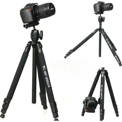WEIFENG 6662A Professional Camera Tripod Flexible Tripod for Digital DSLR SLR Camera Nikon Canon Sony Fuji Pentax Leica