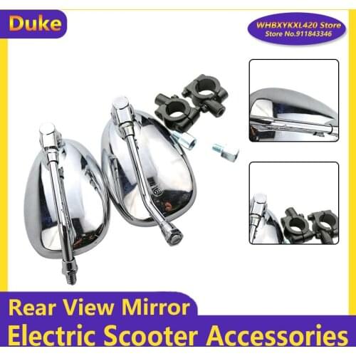 Duke Universial Rear View Mirror with Mirror Base Reflector Hand Mirror Reverse Mirror for Citycoco Modified Accessories Parts