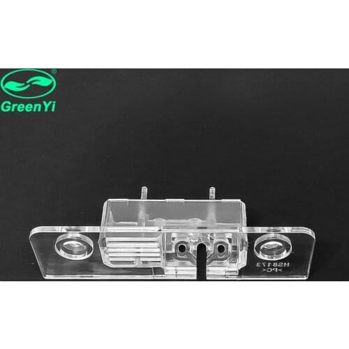GreenYi Vehicle Rear View Camera Installation Bracket License Plate Lights for Skoda Octavia 2008-2015 Car