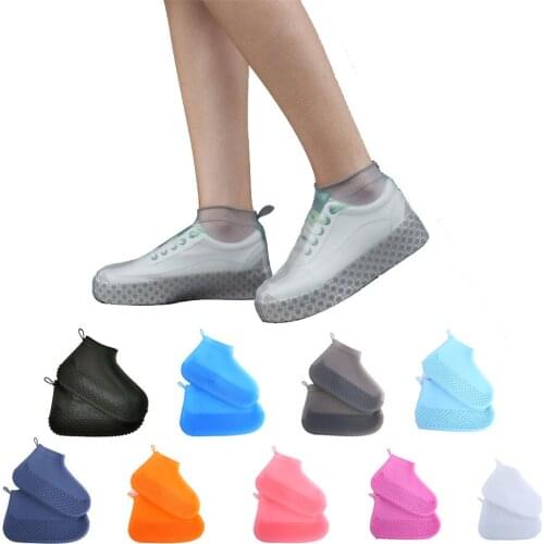 High Quality Waterproof Silicon Shoes Cover Wearproof Children PVC Rubber Boots Non-slip Water Rain Boots for Men and Women