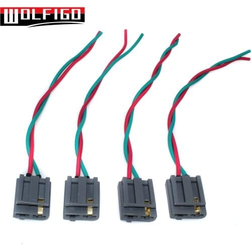 WOLFIGO 1 PC/2PCS/4PCS New JM6933 Pigtail Wire Harness Connector Dual 12v Power For G-M HEI Coil In Cap Distributor 170072