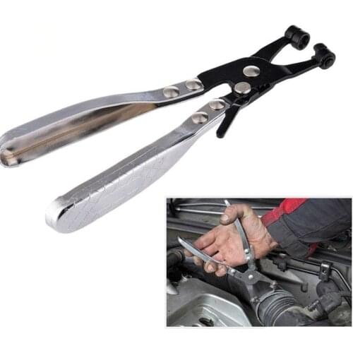 Auto Car Repairs Bent Nose Hose Clamp Pliers Hand Tools Cable Type Flexible Wire Long Reach Hose Clip Pliers Hand Tools Set