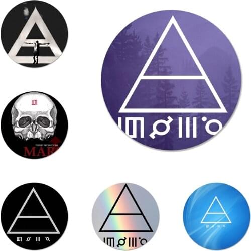 58mm Jared Leto 30 Seconds To Mars Icons Pins Badge Decoration Brooches Metal Badges For Clothes Backpack Decoration