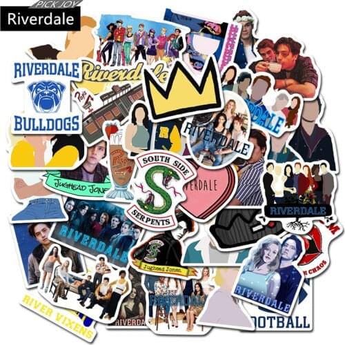10/30/50Pcs/Set Classic TV Show Riverdale Graffiti Stickers For Furniture Wall Desk Chair Toy Trunk Computer Motorcycle Guitar