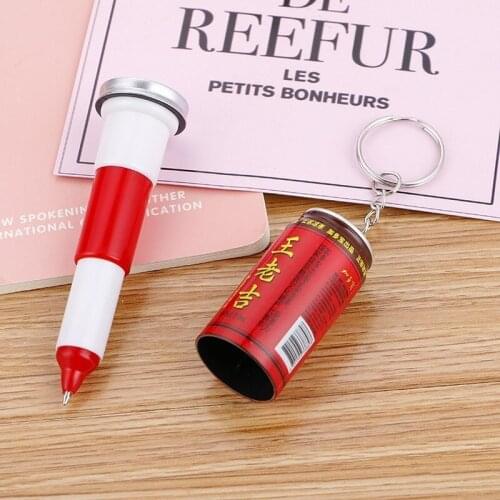 18 Pcs Cute Ball Pens Creative Cans Ballpoint Pen Cute Student Pen Students Gift Beverage Cans Wholesale