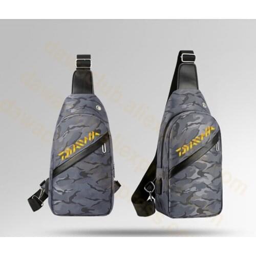 2019 DAWA Fishing Backpack Waterproof Fishing Lures Bag Straps Fish Tackle Bag Fishing Chest Pack DAIWA Multi-pocket Tackle Bag