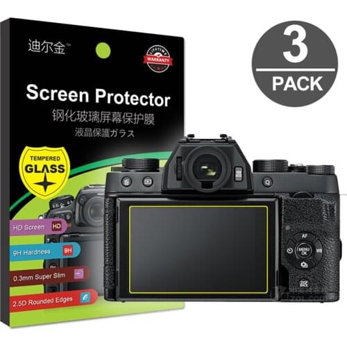 3x Tempered Glass Screen Protector for Fujifilm X-T3 X-T2 X-T1 X-H1 X-T100 X-T20 X-T30 X-E3 X-A2 X-A3 X-A5 XF10 X70 Instax SQ20