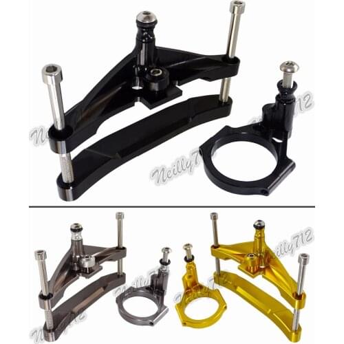Motorcycle CNC Aluminium Steering Stabilizer Damper Mounting Bracket For YAMAHA FZ1N 2006 2007 2008 2009 2010 2011-2015