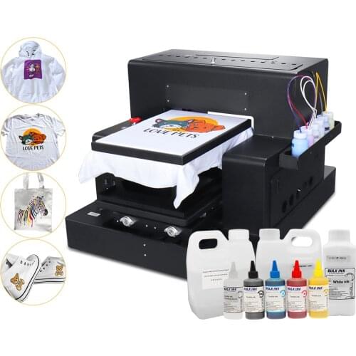 Automatic T-shirt Printer A3 DTG Printer Flatbed Printer For Shoes Canvas Bag T-shirts Jeans Hoodies Shirt Garment Textile Cloth