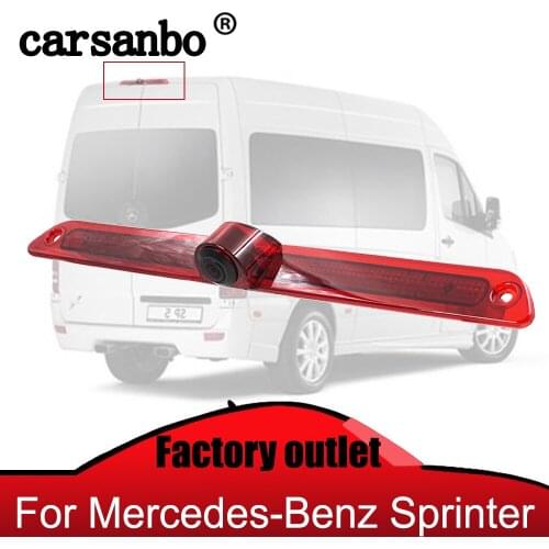 CCD HD Brake Light Car Rear View Vehicle Backup Camera For Benz Sprinter (25mm) 1/3 PC4089 with PAL/NSTC